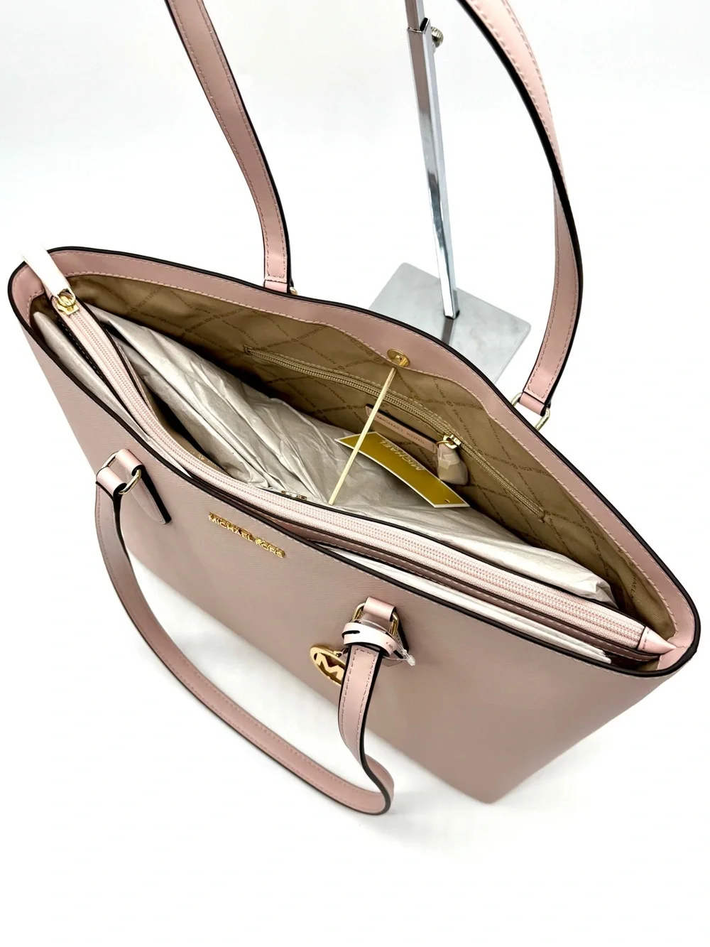 Michael Kors Bag Large Sheila Mf Tote Bag Powder Blush